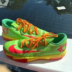 Nike KD 6 Low Candy Lime Rare US Youth 5